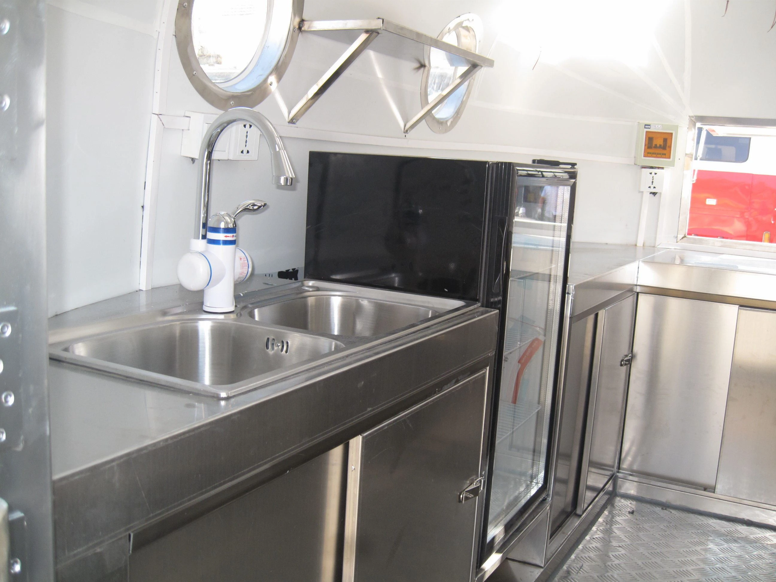 Stainless steel food truck
