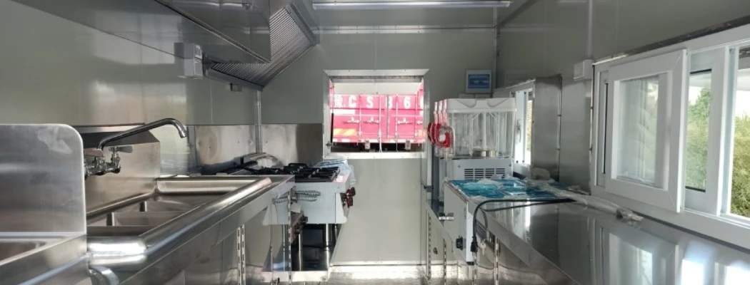 food trailer inside food trailer inside