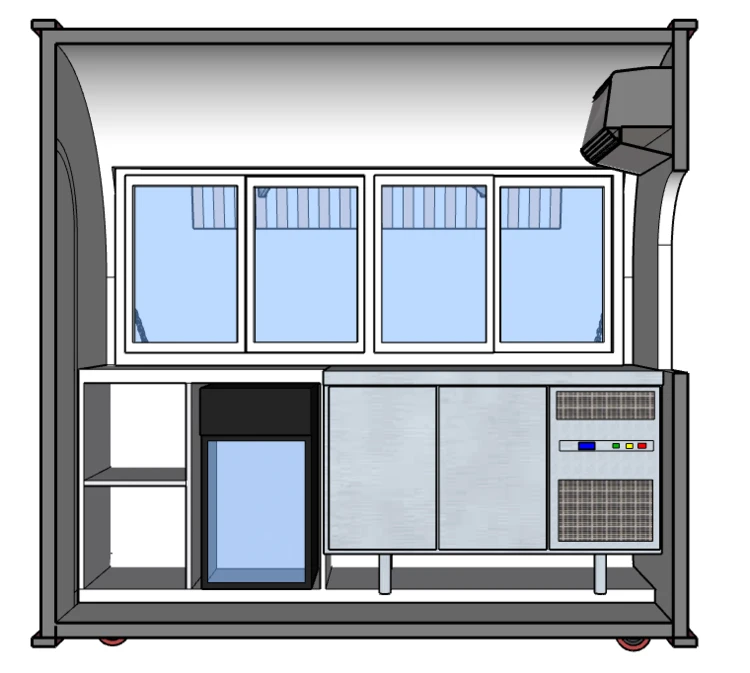 portable ice cream kiosk design portable ice cream kiosk design