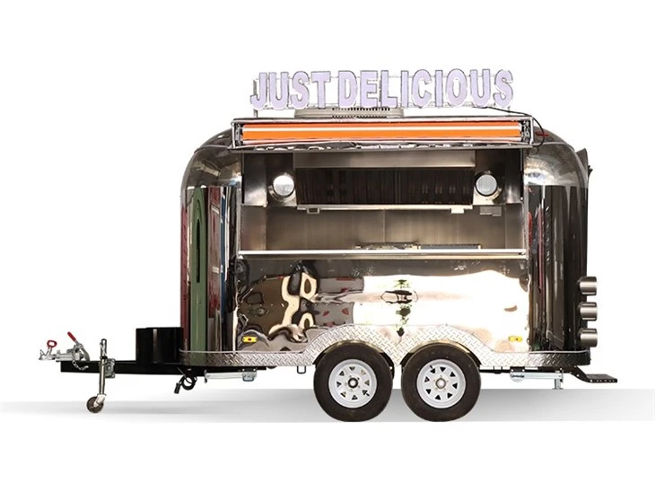 Small Stainless Steel Food Truck